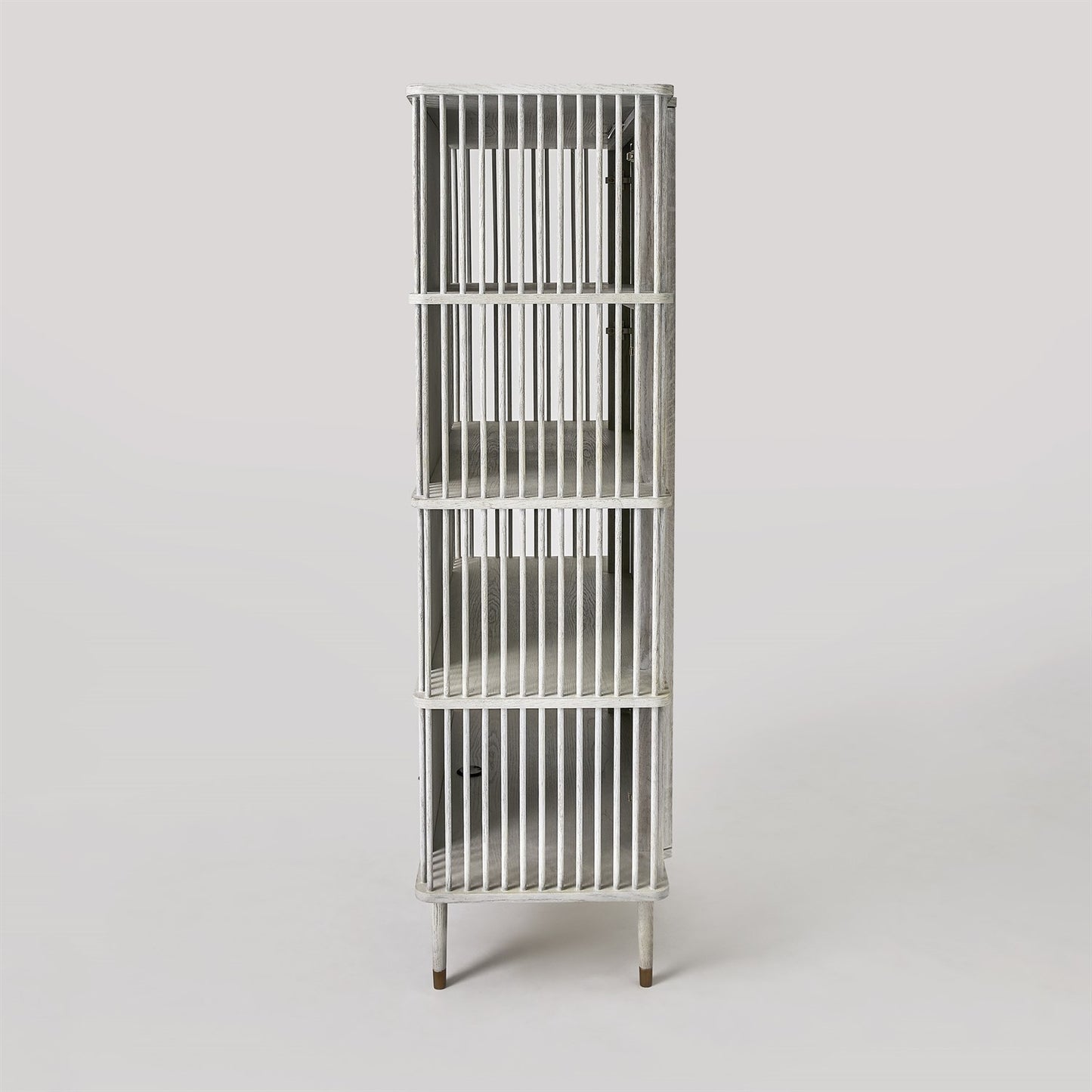 Arbor Tall Cabinet - Whitewashed Finish