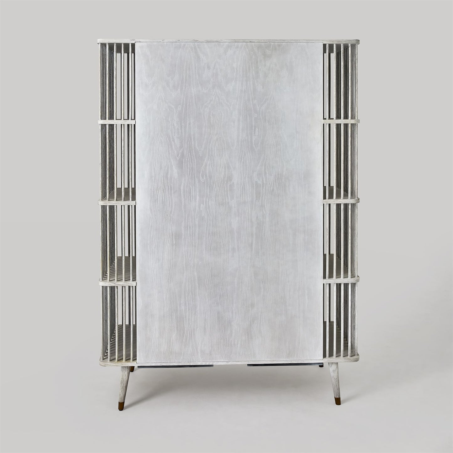 Arbor Tall Cabinet - Whitewashed Finish