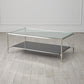 Medford Cocktail Table-Nickel