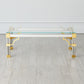 Tri-Column Cocktail Table