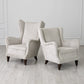 Wing Chair - Wide Wale Corduroy - Smoke