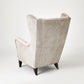 Wing Chair - Wide Wale Corduroy - Smoke