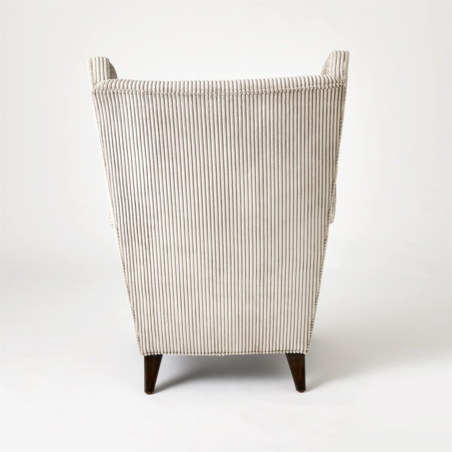 Wing Chair - Wide Wale Corduroy - Smoke