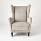 Wing Chair - Wide Wale Corduroy - Smoke