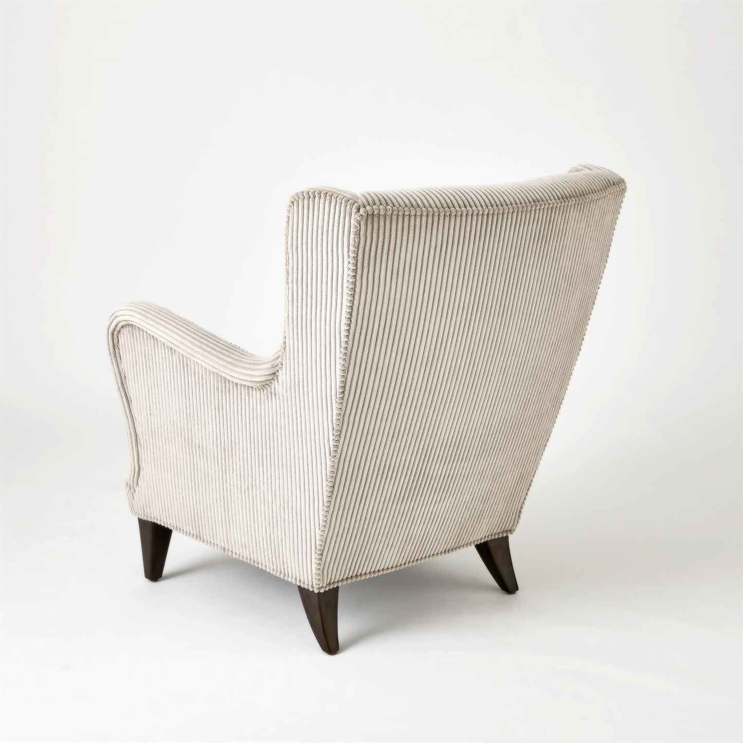Lounge Chair - Wide Wale Corduroy - Smoke