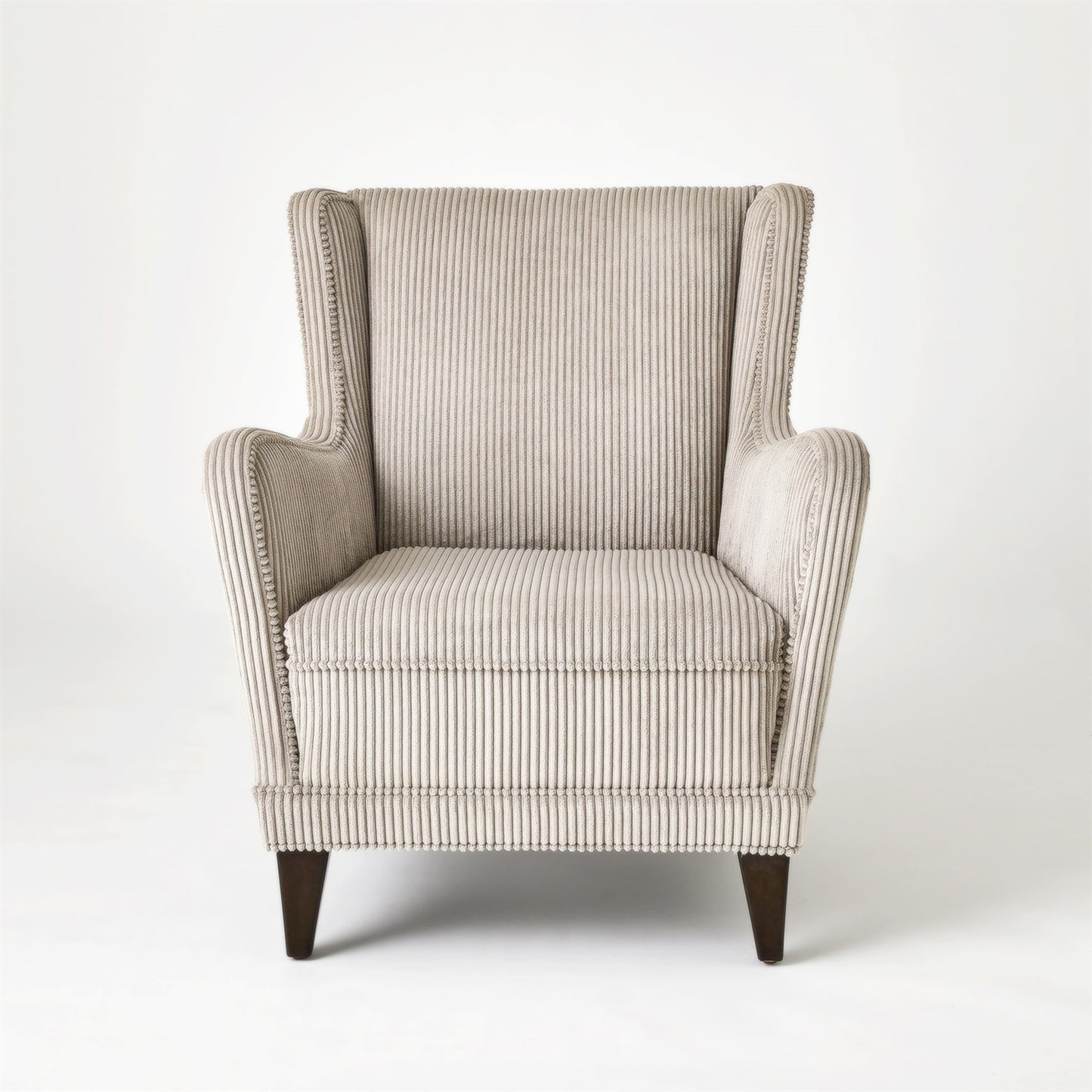 Lounge Chair - Wide Wale Corduroy - Smoke