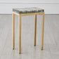 Ice Block Table - Quad - Antique Gold