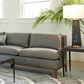 Forrester Side Table - Blackened/ Flamed Marble - Grats Decor Interior Design & Build Inc.