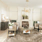 Medford Side Table - Brass