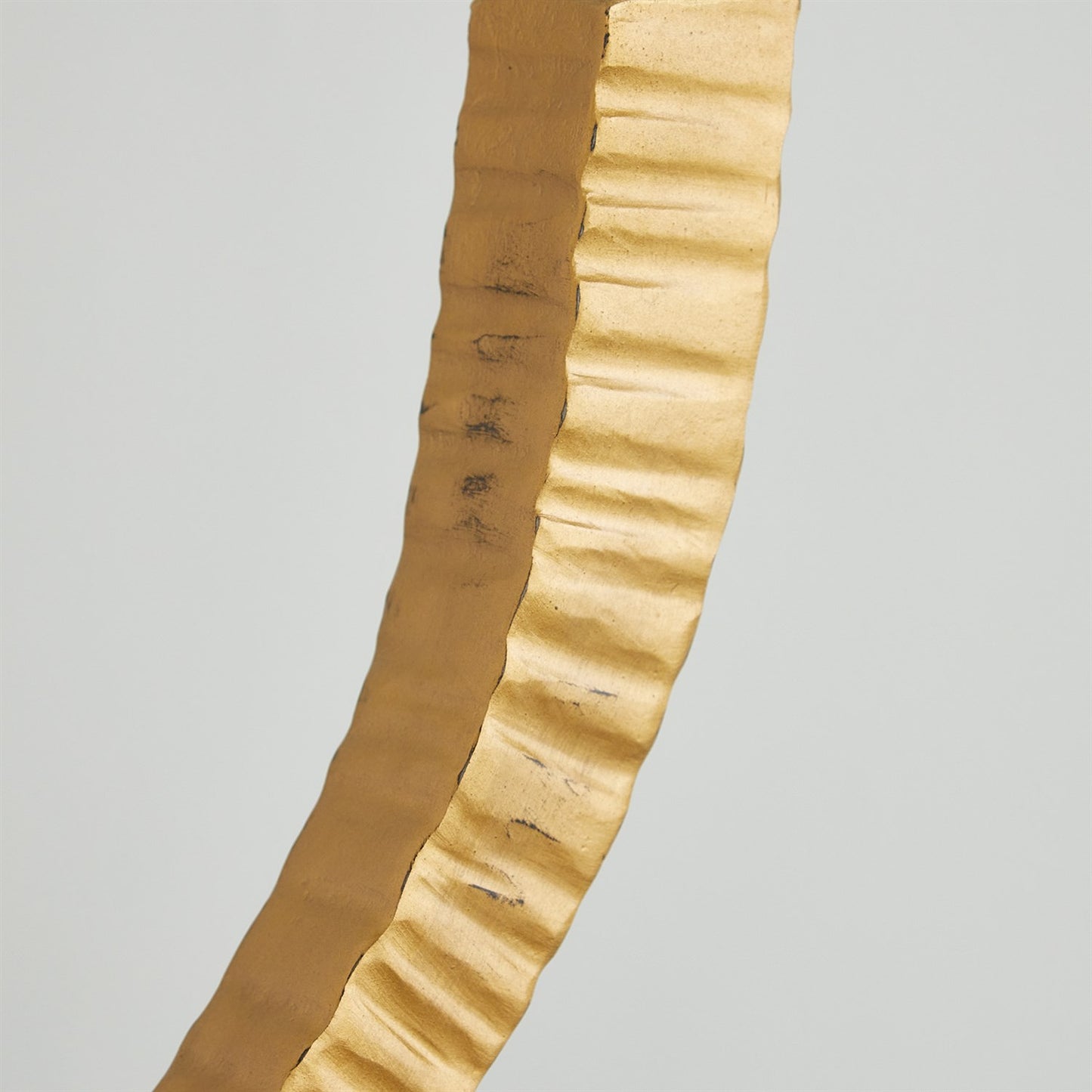 Teton 48" Dining Table - Gold Leaf