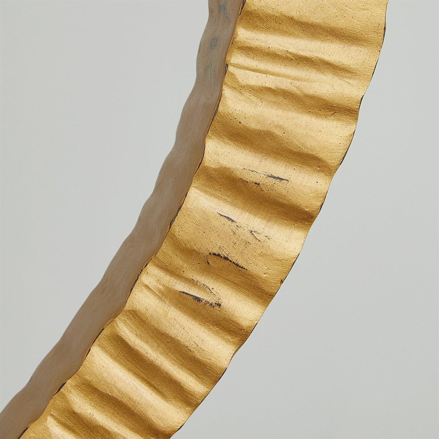 Teton 48" Dining Table - Gold Leaf