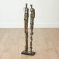 Abstract Couple Sculpture - Brass