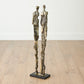 Abstract Couple Sculpture - Brass