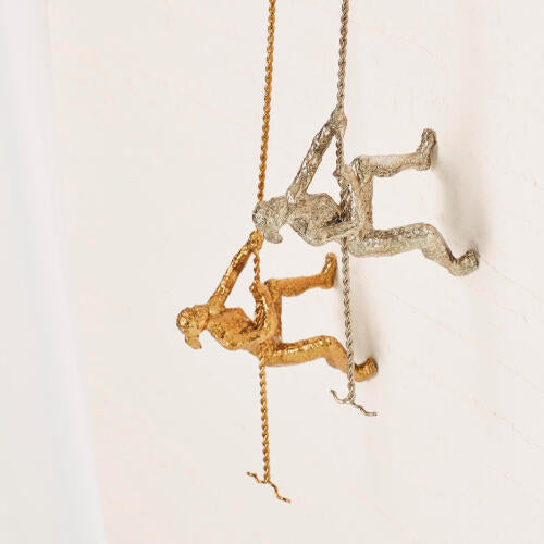 Climbing Woman Wall Mounted Sculptures S/3 - Grats Decor Interior Design & Build Inc.