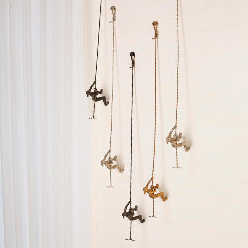 Climbing Woman Wall Mounted Sculptures S/3 - Grats Decor Interior Design & Build Inc.