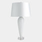 Teardrop Glass Lamp-White