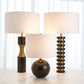 Corsetto Marble Cinch Lamp-Black
