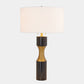 Corsetto Marble Cinch Lamp-Black