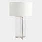 Upsilon Table Lamp-Nickel
