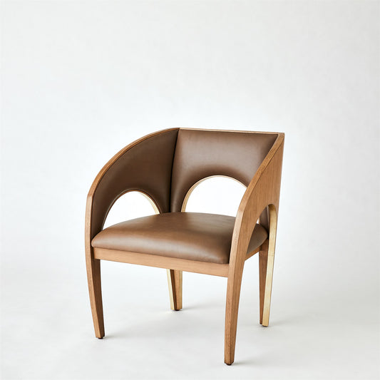 Arches Occasional Chair - Nutmeg / Champagne