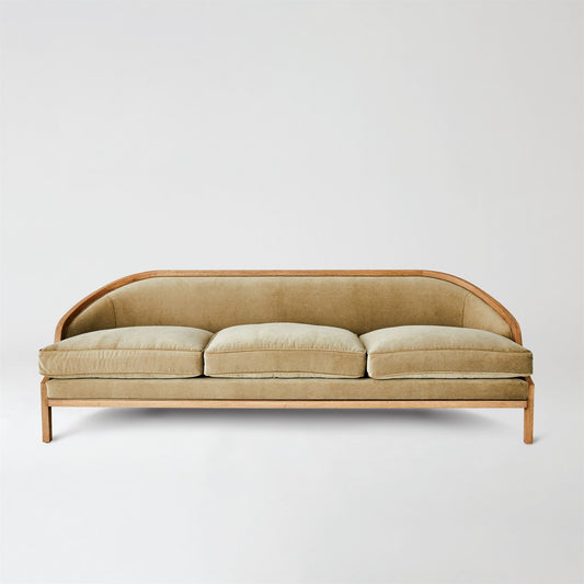 Tailored Sofa - Bleached Oak - Lulu Pebble
