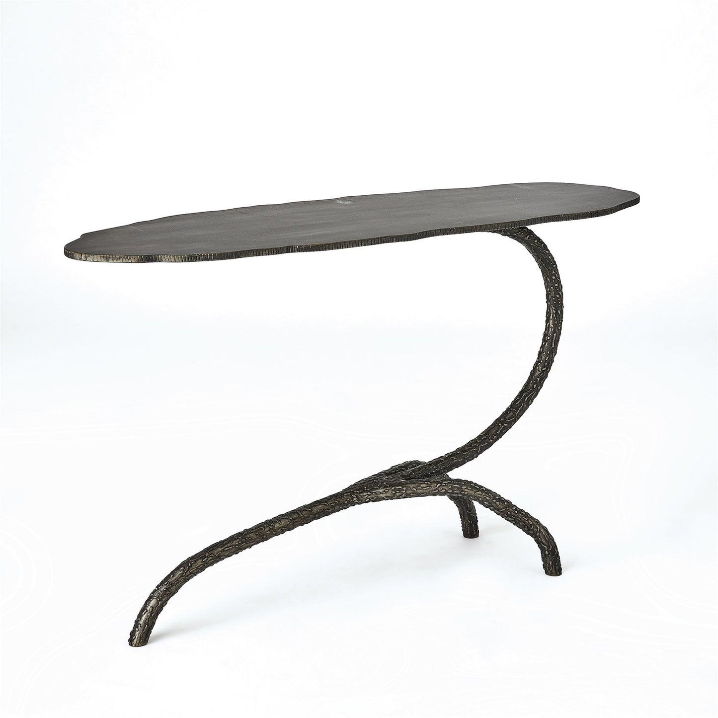 Forest Blossom Side Table - Natural Iron