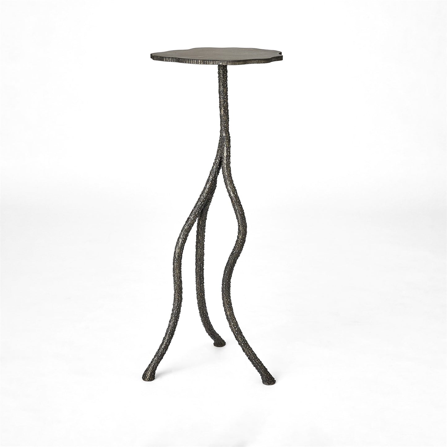 Forest Blossom Pedestal - Natural Iron - Grats Decor Interior Design & Build Inc.