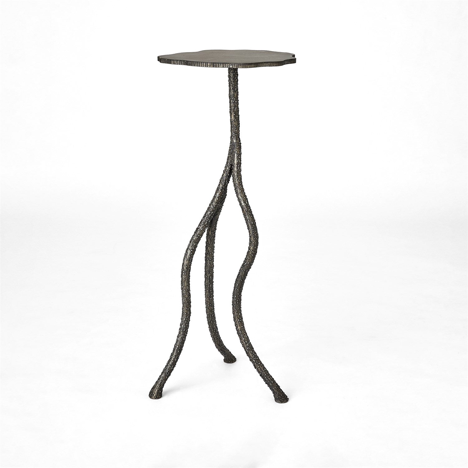 Forest Blossom Pedestal - Natural Iron - Grats Decor Interior Design & Build Inc.