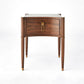 Triple Curve Side Table - Walnut
