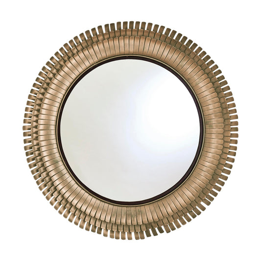 Layered Sunburst Wall Mirror - Antique Gold