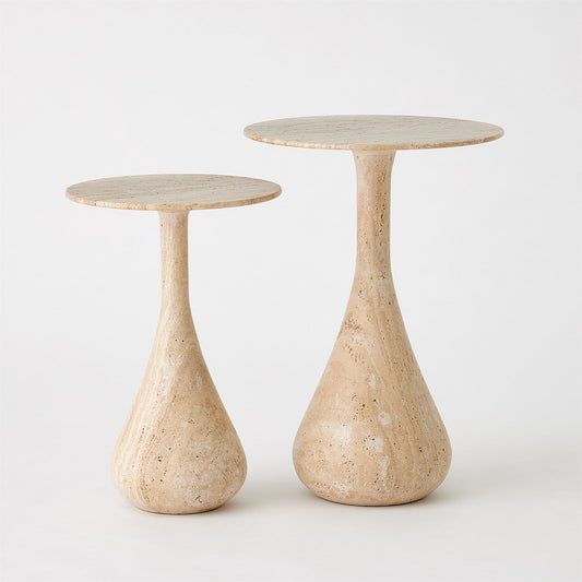 Dea Table - Travertine - 2 Sizes