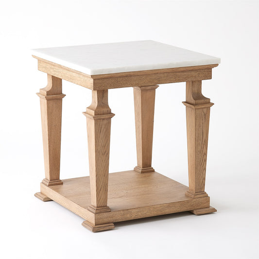 Josephine Side Table - Bleached Oak
