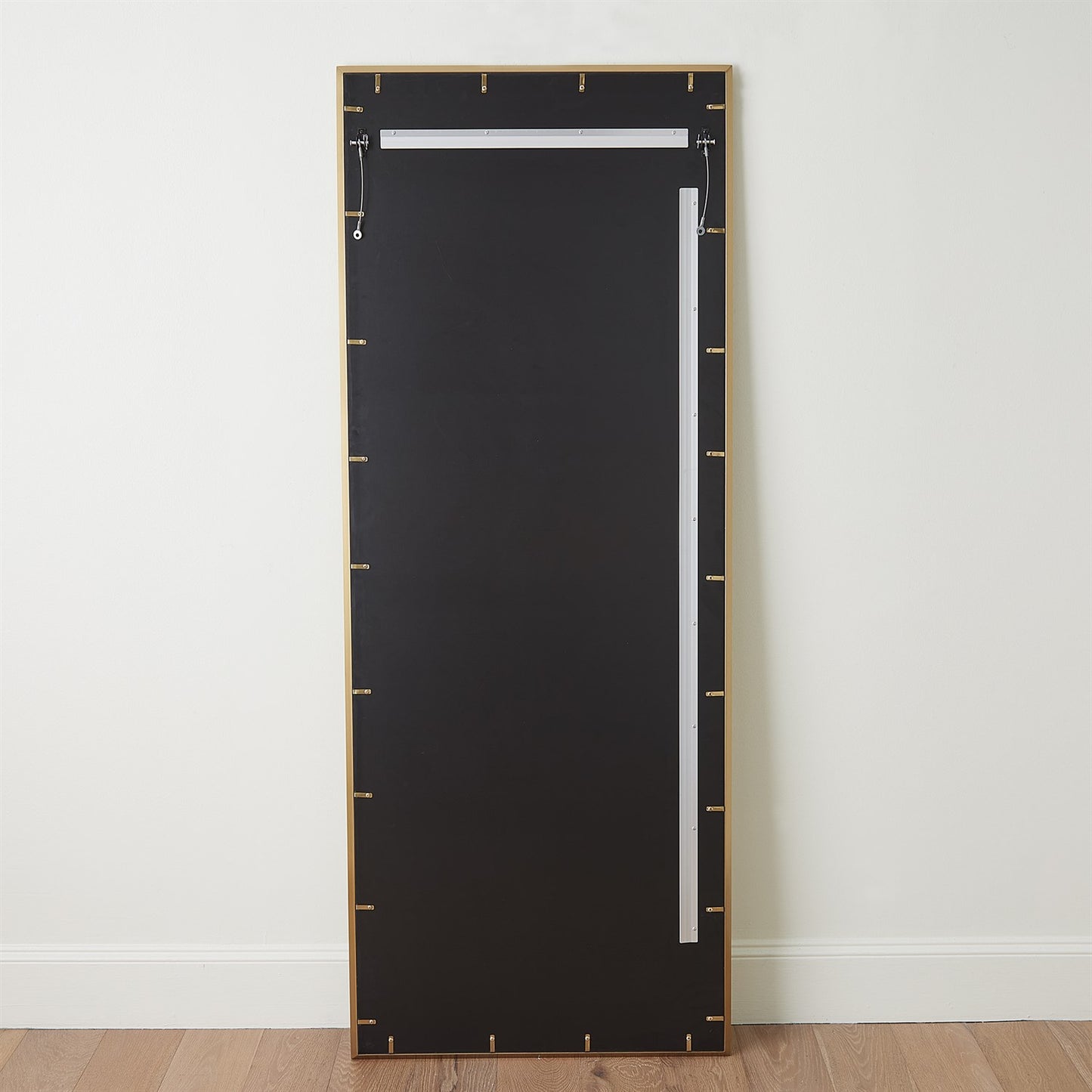 Reeves Floor Mirror - Brass