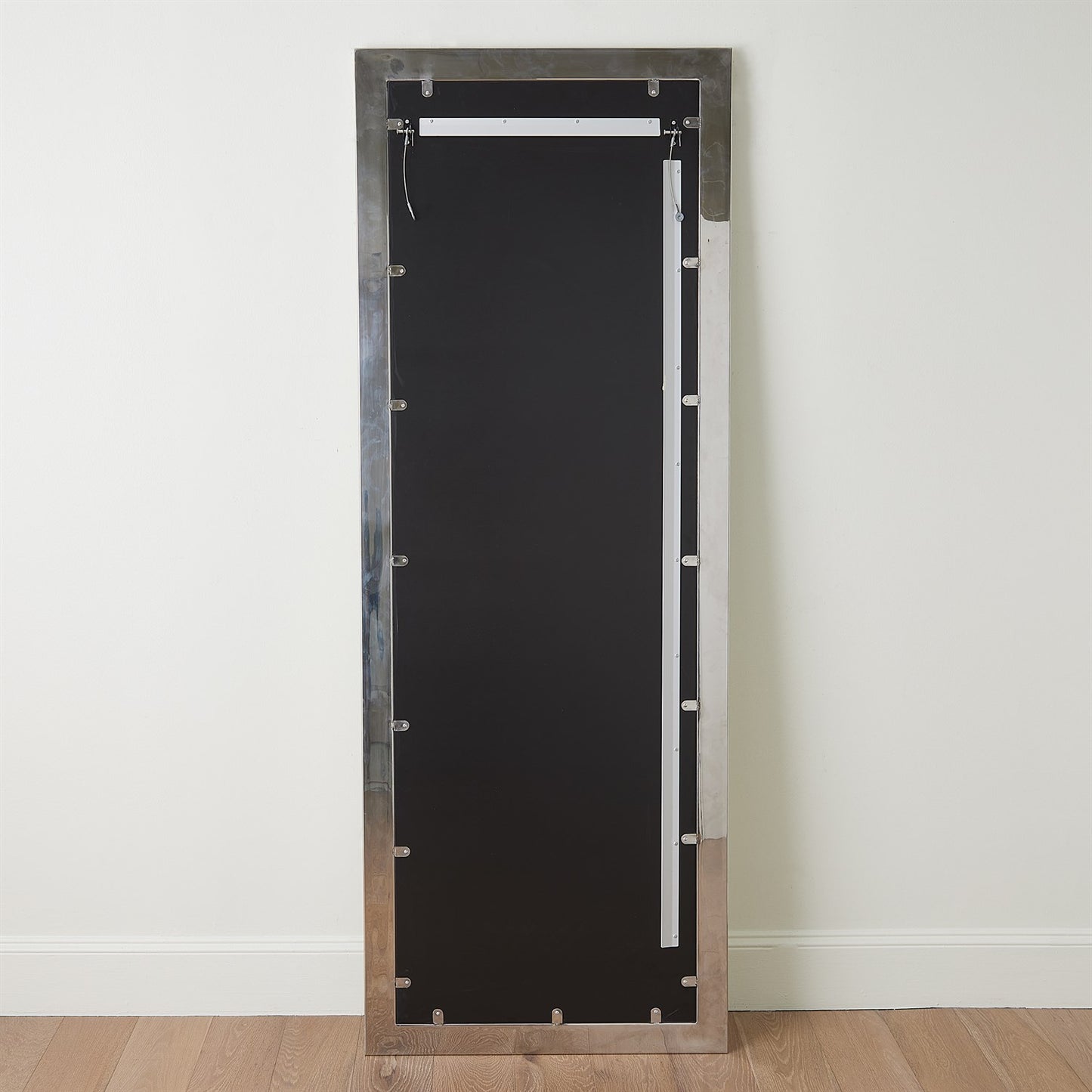 Bennett Floor Mirror - Nickel