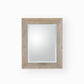 Delicate Basketweave Mirror - Silver