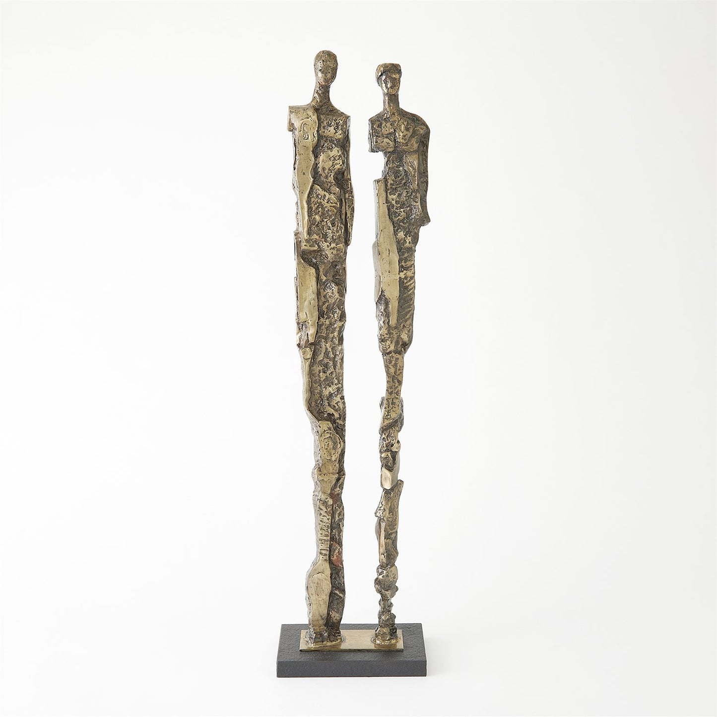 Abstract Couple Sculpture - Brass
