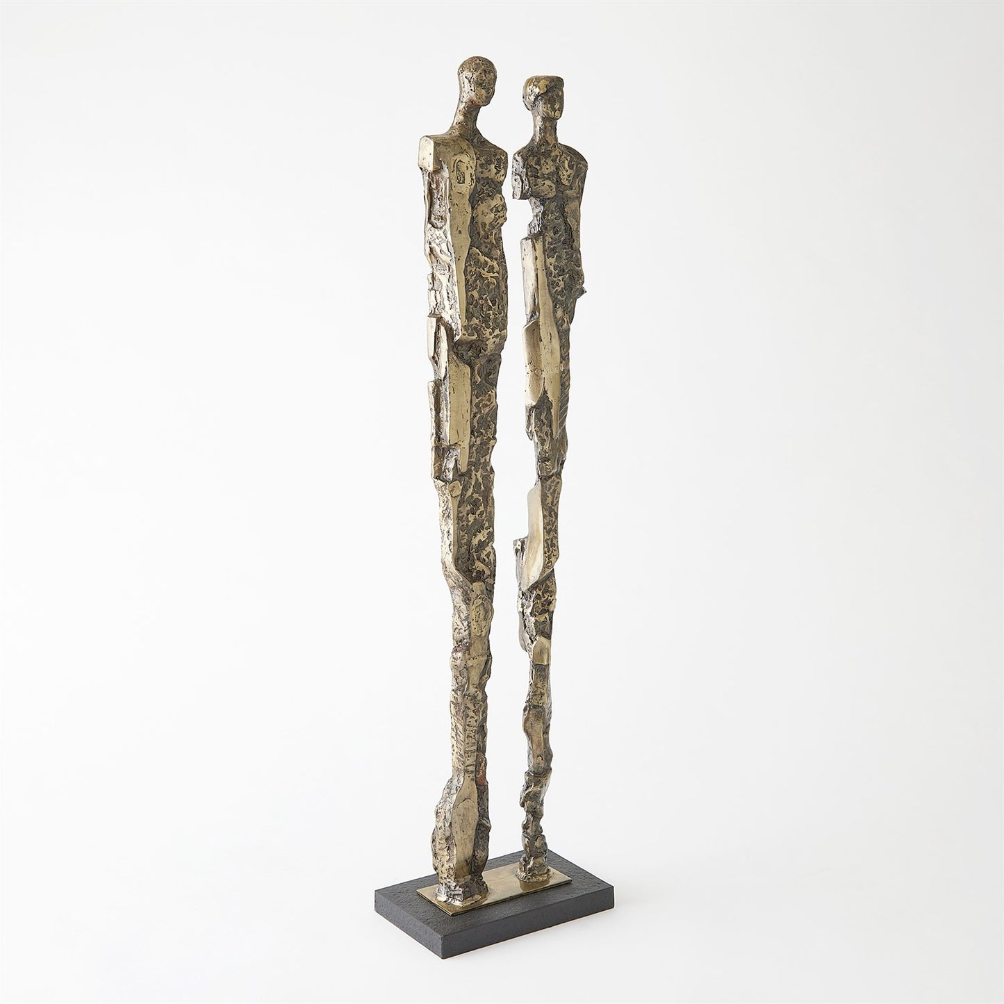 Abstract Couple Sculpture - Brass