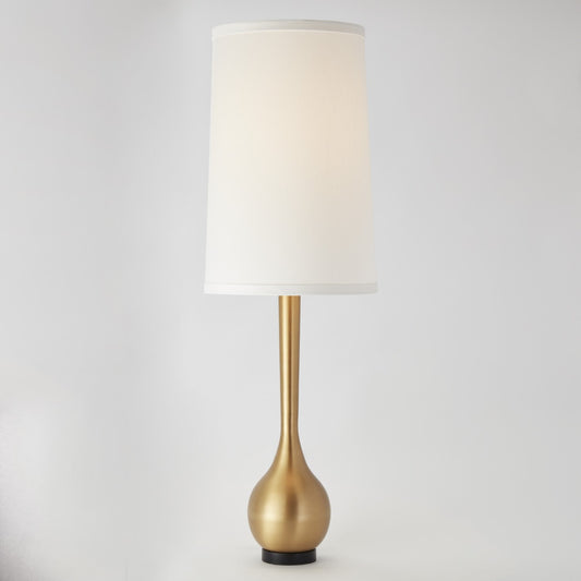 Bulb Vase Table Lamp - Brushed Antique Brass
