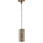 Coil Single Pendant - Polished Nickel