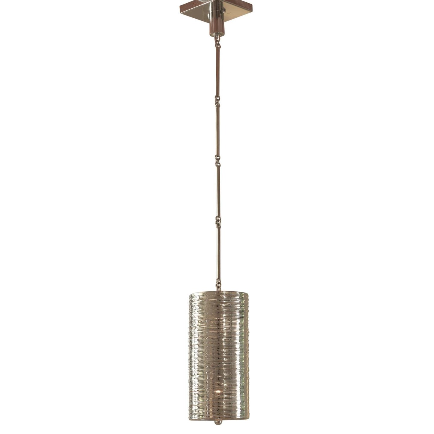 Coil Single Pendant - Polished Nickel