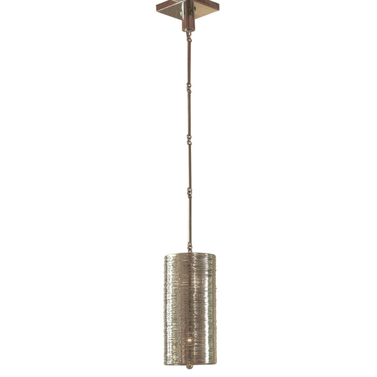 Coil Single Pendant - Polished Nickel