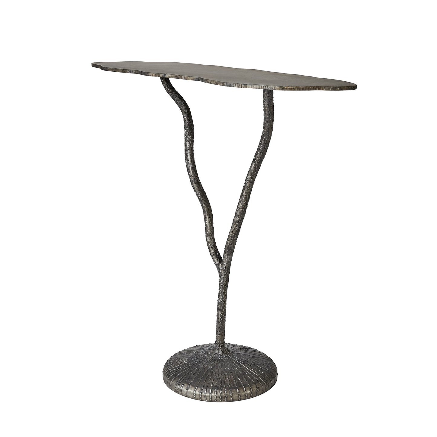 Forest Blossom Console - Natural Iron