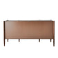 Triple Curve Cabinet-Walnut
