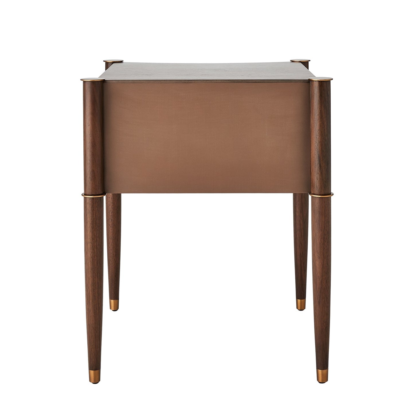 Triple Curve Side Table - Walnut