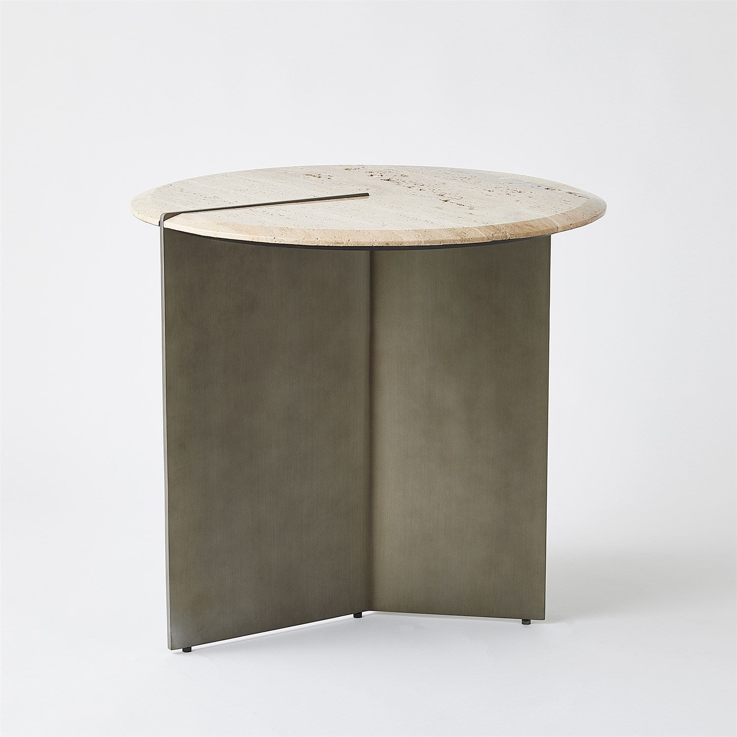 Sundial Side Table - Grats Decor Interior Design & Build Inc.