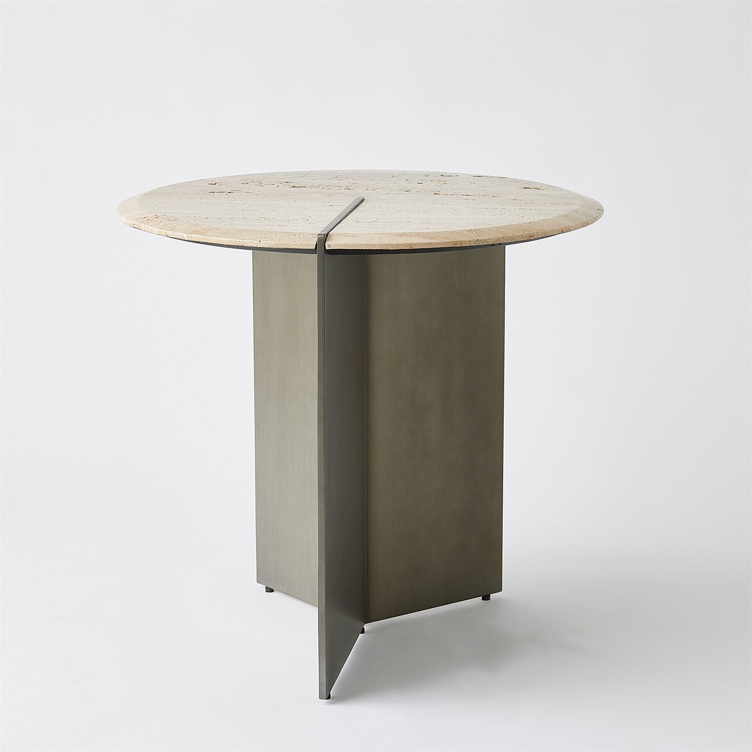 Sundial Side Table - Grats Decor Interior Design & Build Inc.