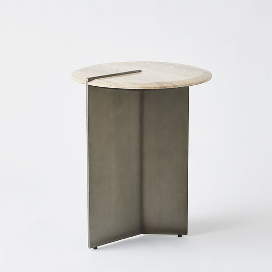Sundial Accent Table - Grats Decor Interior Design & Build Inc.