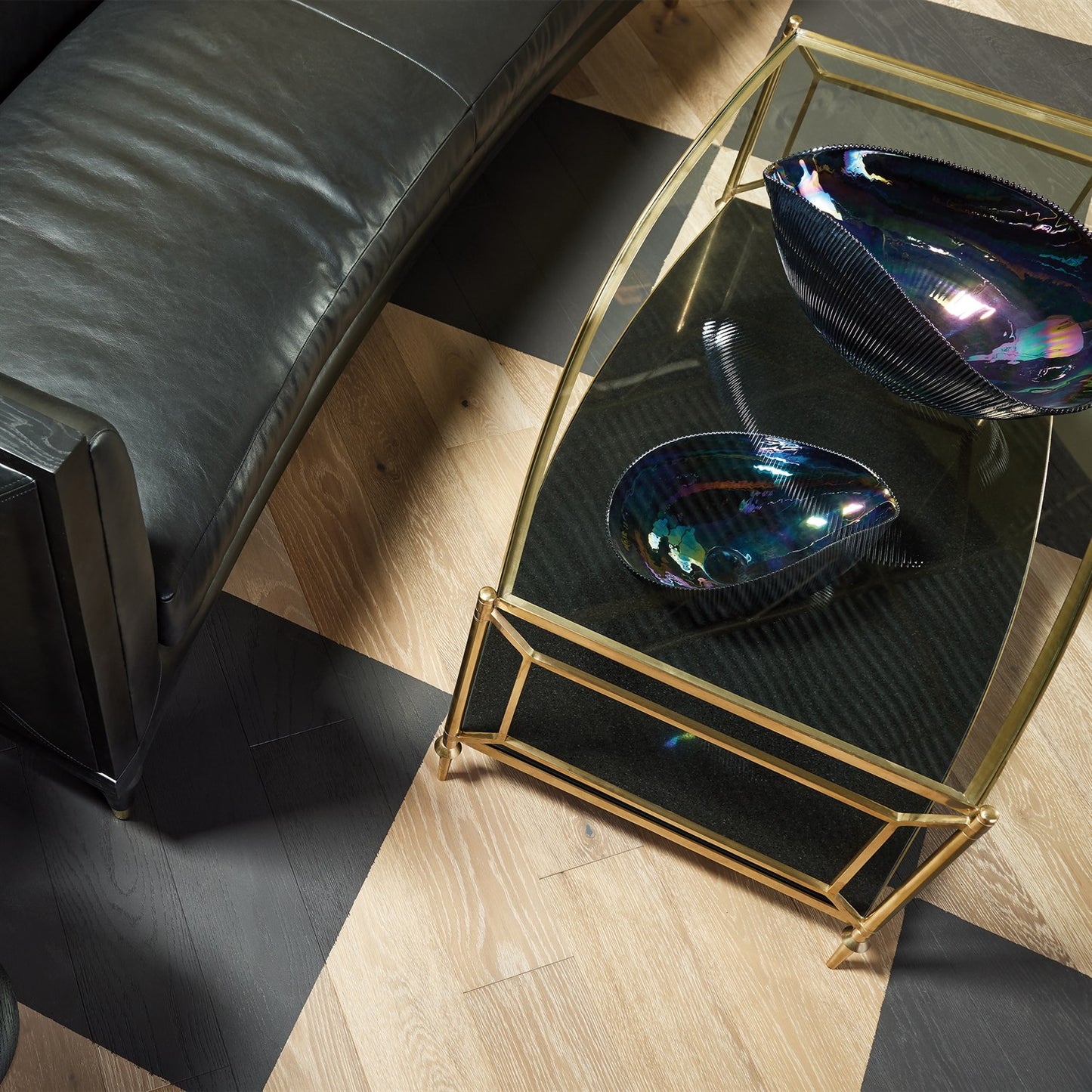 Camber Cocktail Table-Brass