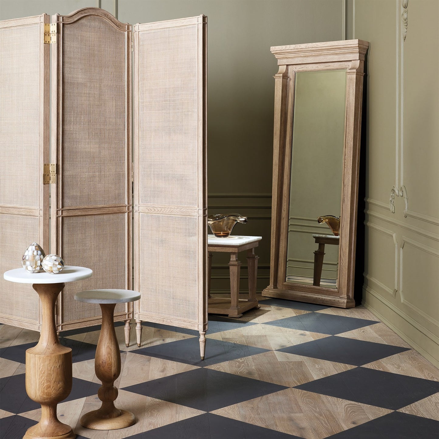 Josephine Screen - Bleached Oak