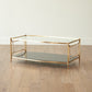 Camber Cocktail Table-Brass